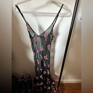 Vintage Betsy Johnson sheer dress